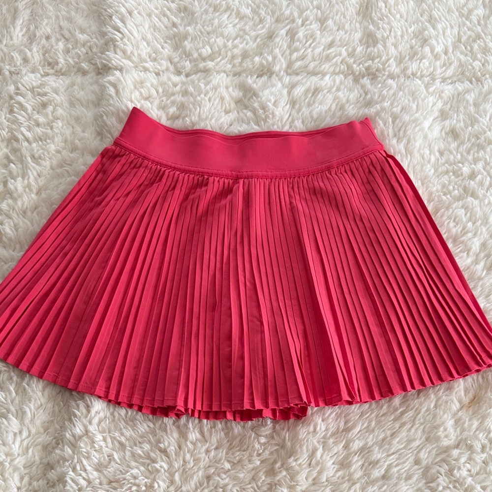 Glaze Pink Pleated Lululemon Varsity Skirt